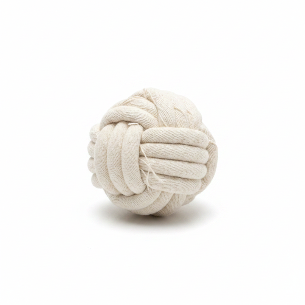 Cotton rope ball
